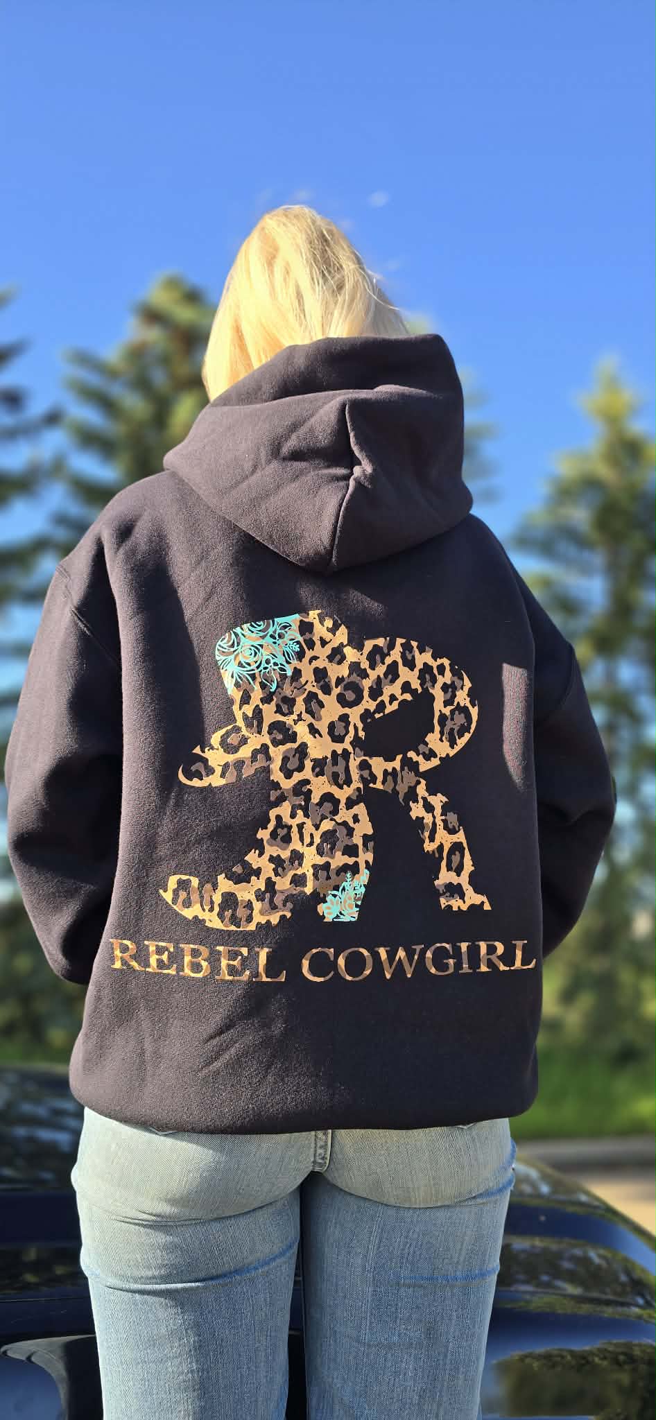 Rebel Cowgirl Cheetah Hoodie