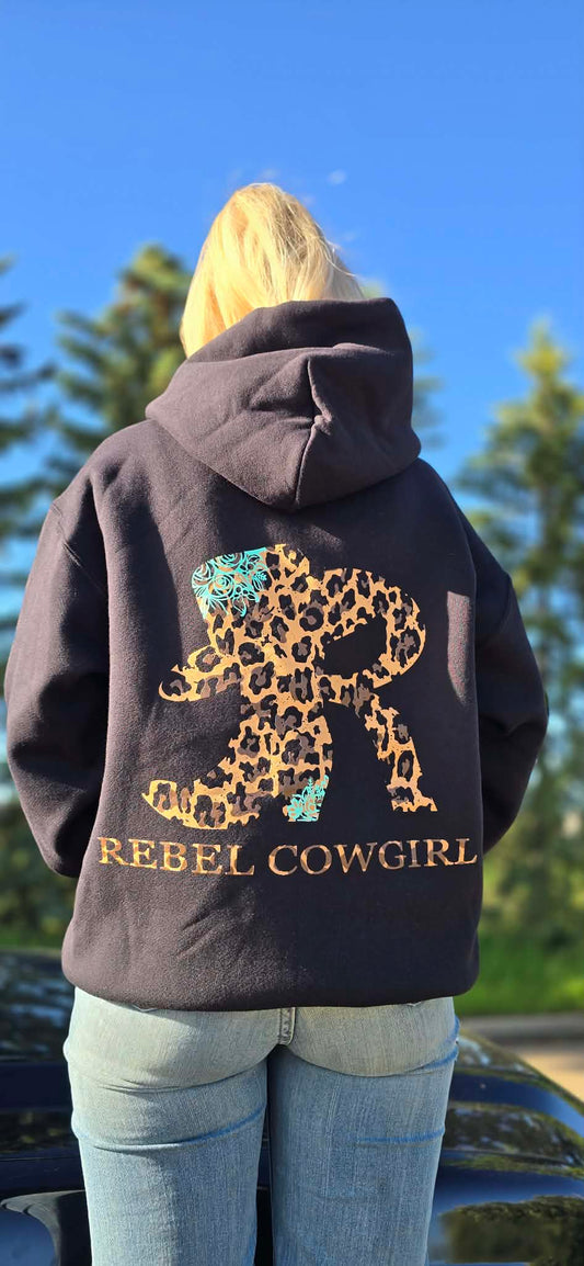 Rebel Cowgirl Cheetah Hoodie