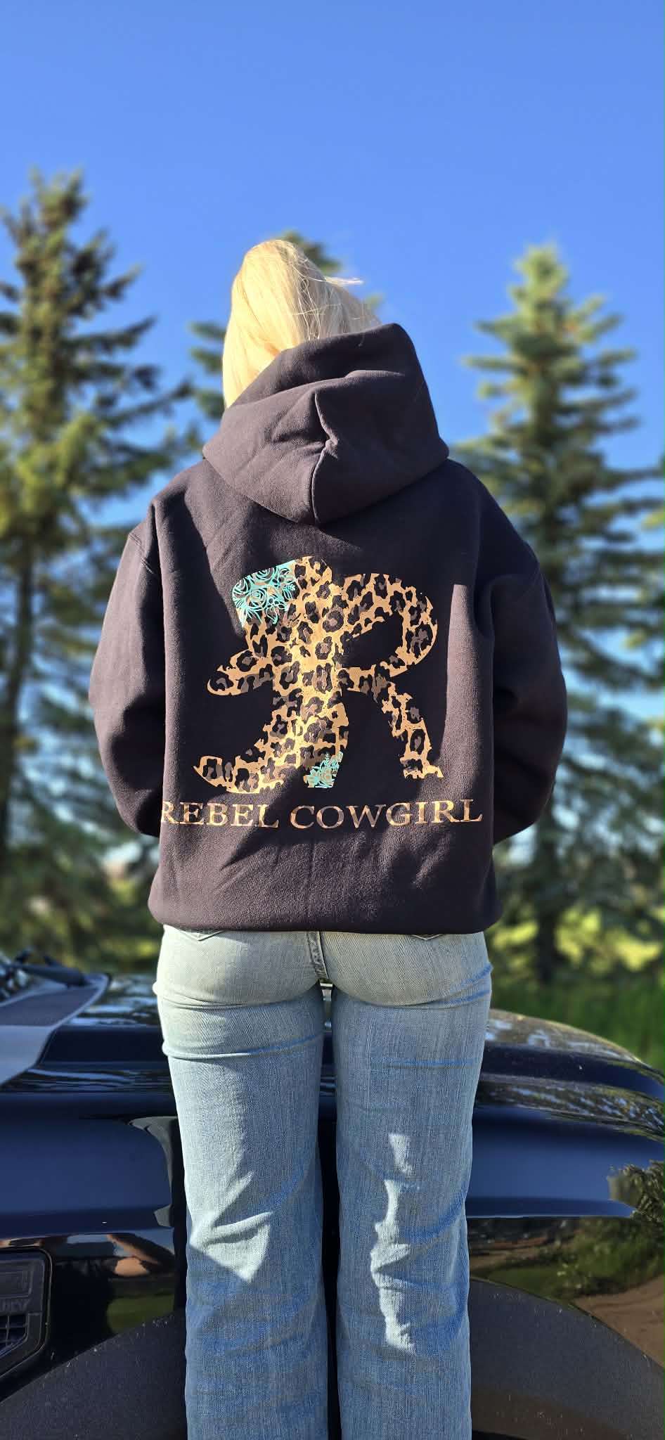 Rebel Cowgirl Cheetah Hoodie