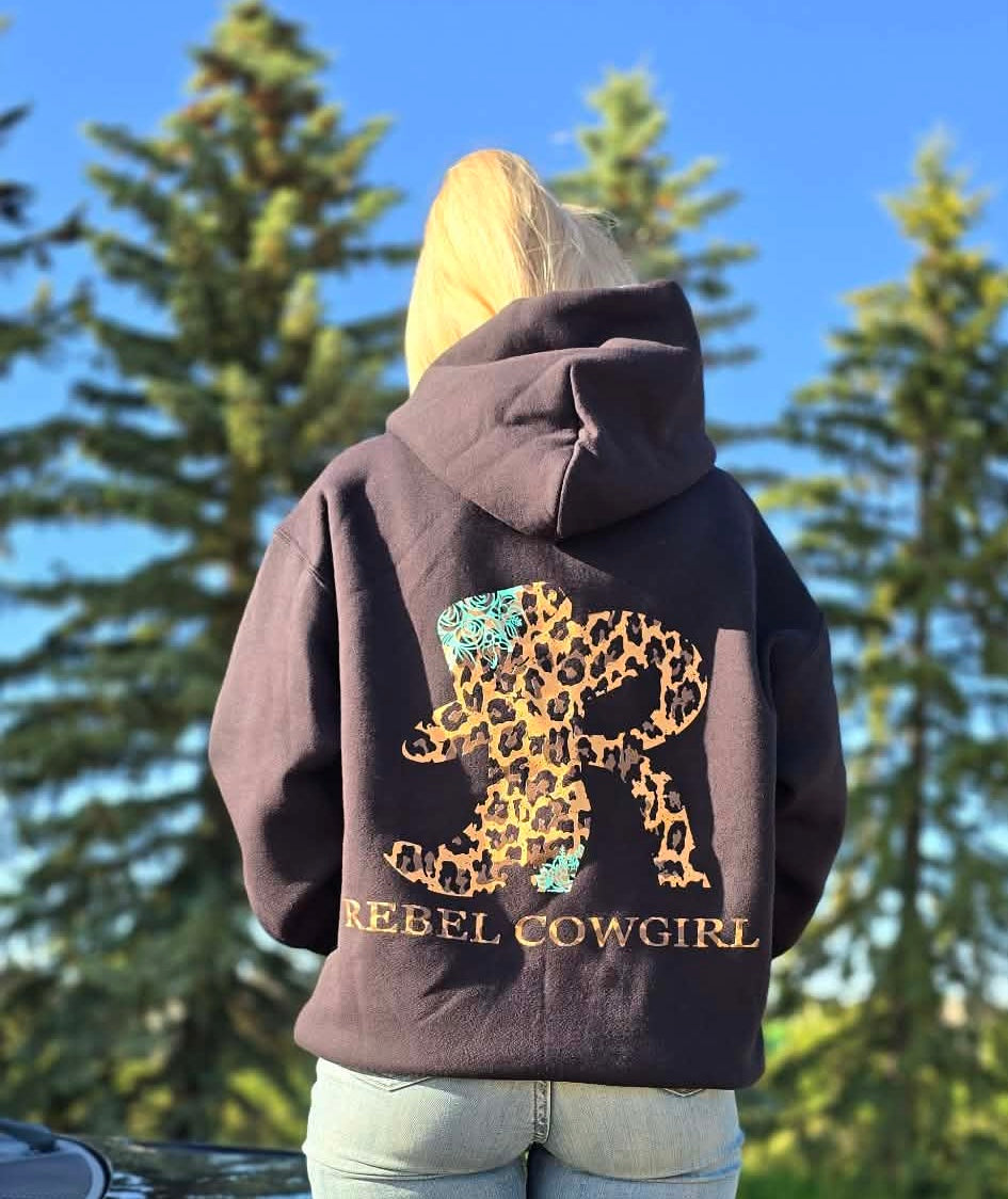 Rebel Cowgirl Cheetah Hoodie