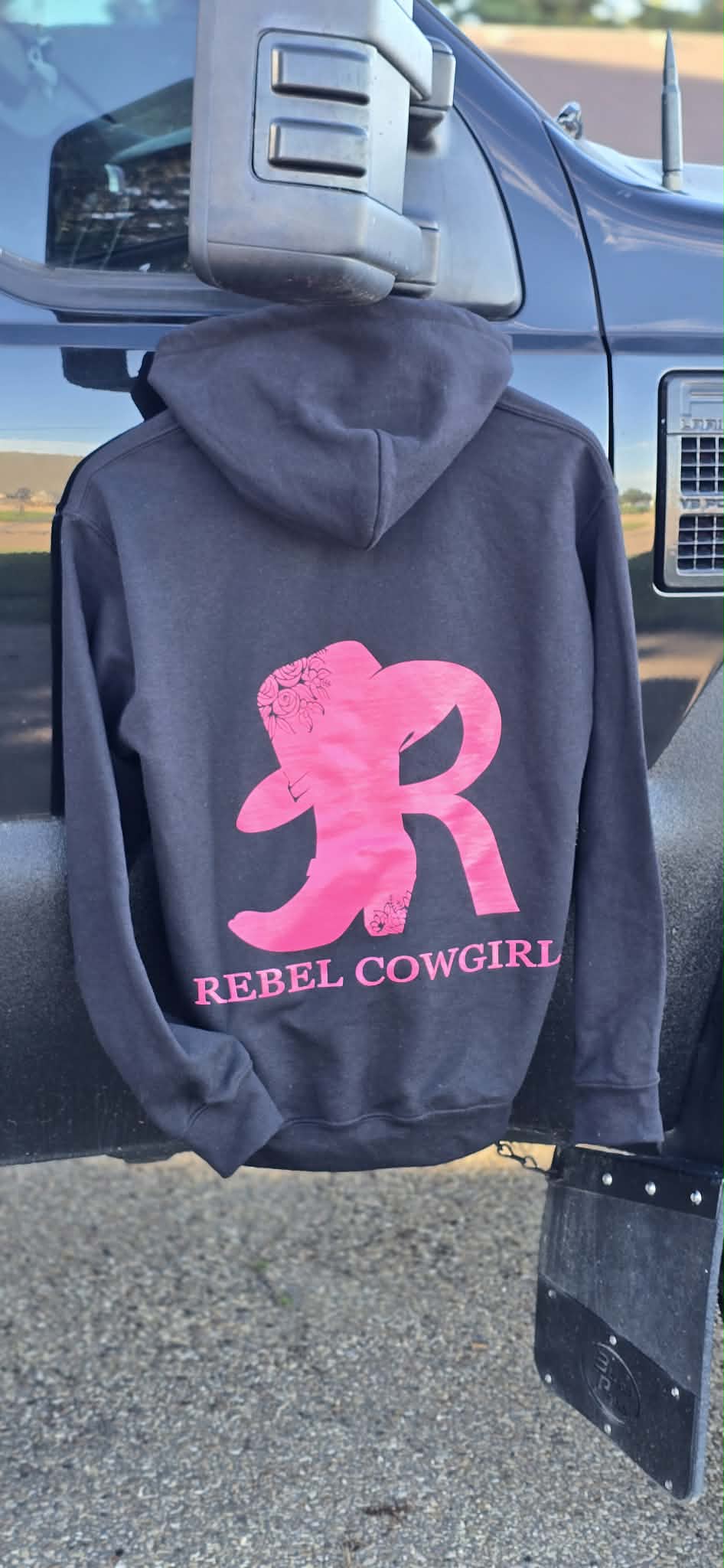 Rebel Cowgirl Pink Hoodie