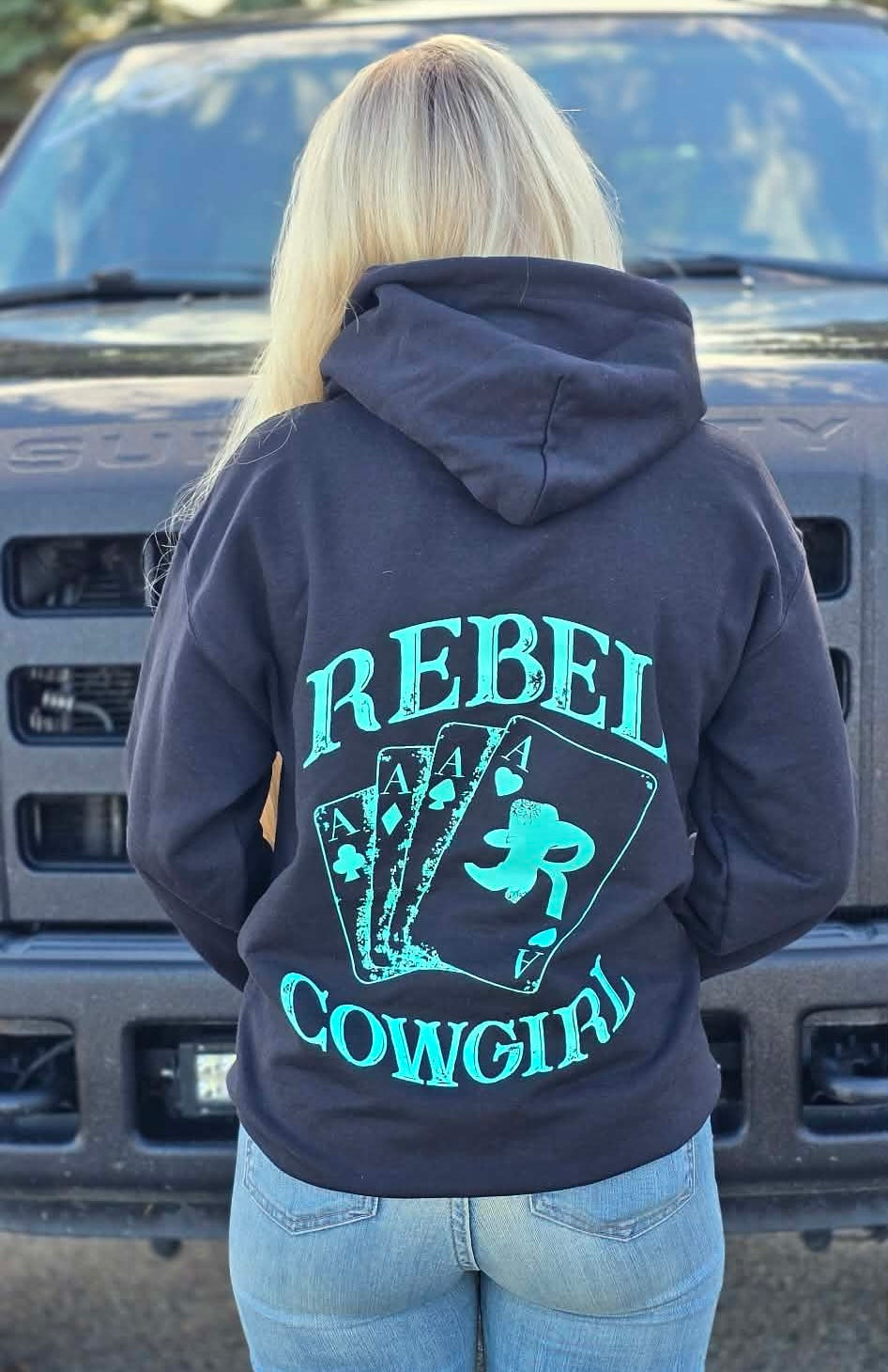 Rebel Cowgirl Cards Hoodie